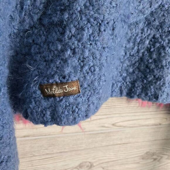 Matilda Jane Girls Fringe Ponch Sweater SZ 8 Sweater Vest Make Believe Mirror Im - Picture 7 of 7